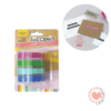 Motex Cinta para Rotular autoadhesiva 9mm Set x4 Pasteles