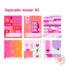 Separador N*3 FW Fun World Escolar sin Lengüeta Colorblock