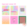Separador N*3 FW Fun World Escolar sin Lengüeta Holographic