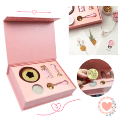 Kit para Sellos de Lacre Rosa ibi craft