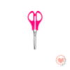 Tijera Escolar Colores Neon 13cm C/ Regla Rosa BRW