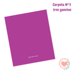 Carpeta Nº 3 3.Anillos BP Punto Cero Bordo