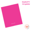 Carpeta Nº 3 3.Anillos BP Punto Cero Fucsia