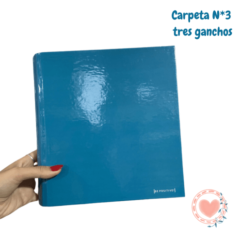 Carpeta Nº 3 3.Anillos BP Punto Cero Verde Petroleo