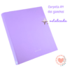 Carpeta A4 Punto.Cero BP Dos.Anillos Metalizada Lila