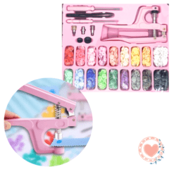 Set Colocador de Snap T3-T5-T8 (200pcs + Pinza) Ibi Craft