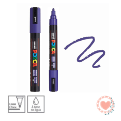 uni POSCA Marcador PC-5M Azul Prusia
