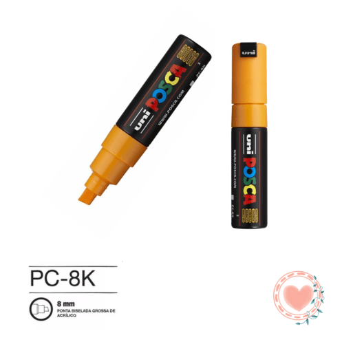uni POSCA Marcador PC-8K Amarillo Vivo