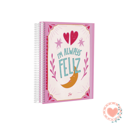Cuaderno Rayado FW 16x21 Happy Feliz