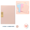 Carpeta FW A4 c/10 Folios Pastel Beige