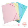 Carpeta Plastica Ibi Craft Oficio c/Elastico Rosa Pastel