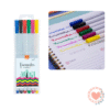 Macrofibras 1.0mm Finemarkers Colores Basicos BRW Blíster x6