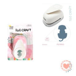 Perforadora Artistica Ibi Craft 1.6cm 3/4" Perro Cod.655033