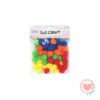 Pompon 20mm x 50Pcs Ibi Craft Colores Basicos Surtidos