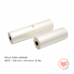 Rollo para Laminar Pet 32mic 330mm x150mts Mate TYPE MATT