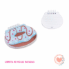 Cuaderno Libreta 80H Rayadas Diseño Donas/Tutti Frutti Celeste/Marron BRW
