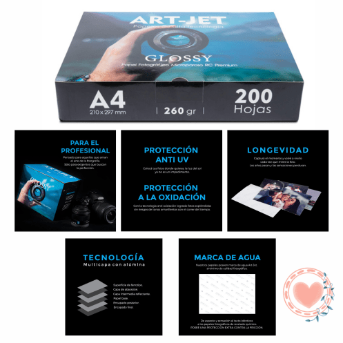 Rc Brillante 260g 20hojas ART-JET