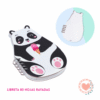 Cuaderno Libreta 80H Rayadas Diseño Panda BRW
