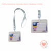 Porta Credencial Personal Rigido 100x80mm C/Cinta IbiCraft