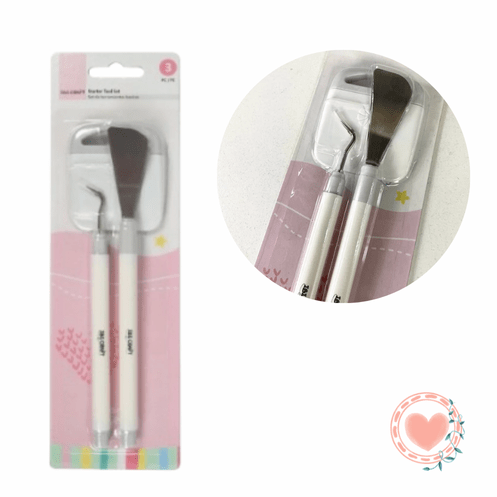 Set Herramientas Manuales x3 Vinilo Arpon-Punzon-Espatula Ibi Craft