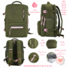 Mochila Carry On Nomad B-Pack Blossom 18 Pulgadas