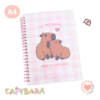 Cuaderno A4 T/D Rayado BP Punto Cero Amor & Capybara