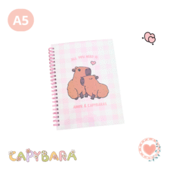 Cuaderno A5 T/D Rayado BP Punto Cero Amor & Capybara