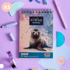 Eco Block de Hojas Lisas A5 Punto Cero Foca