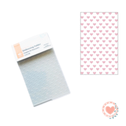 Plantilla 3¨ 2D Texturado Corazones Sunlit Ibi Craft