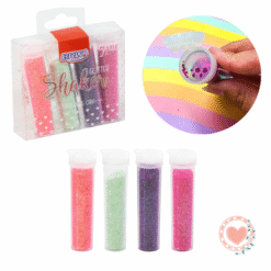 Glitter Shaker Pastel- Blister X4 - BRW