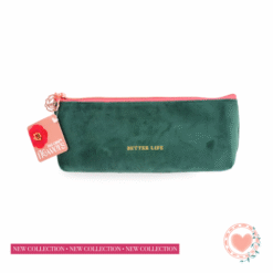 Cartuchera C/Cierre Gamuza Coleccion Flower