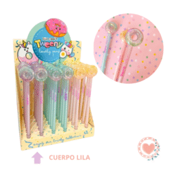 Bolígrafo Tweeny Expo Ibi Craft Donuts Cuerpo Lila