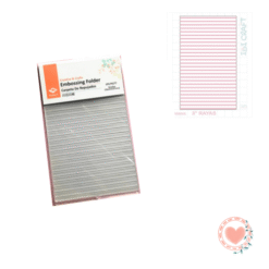 Plantilla 3¨ 2D Texturado Rayas Sunlit Ibi Craft