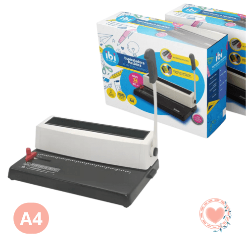 Espiraladora Encuadernadora IBI A4 12 hojas