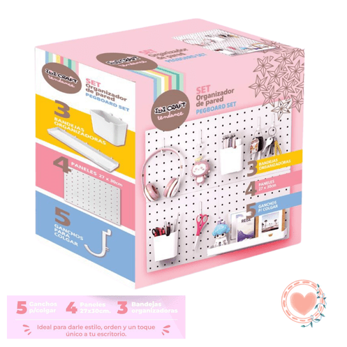 Set Organizador de Pared Ibi Craft