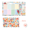 Planificador Semanal Flower Ibicraft con Base y Stickers