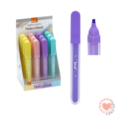Resaltadores Colores Pastel Lila x1 BRW Make & Mark