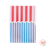 Carpeta FW A4 5 Divisiones Color Block Rayas