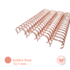 Espirales Ring Wire 1/2" 12,7 mm A4 Rose Gold