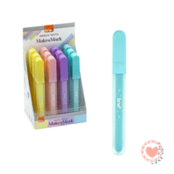 Resaltadores Colores Pastel Celeste x1 BRW Make & Mark
