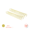 Espirales Ring Wire 5/8" 15.9 mm A4 Gold