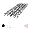 Espirales Ring Wire 5/8" 15.9 mm A4 Black