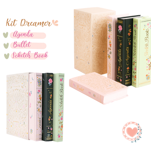 Dreamer Kit - FW - Agenda, Bullet y ScketchBook