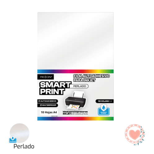 Film Autoadhesivo Para Inkjet Rexon Perlado