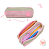 Organizador FW Essential Verde c/rosa Cod. 202234