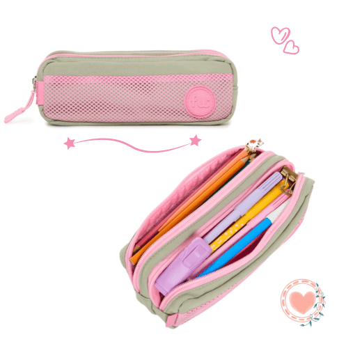 Organizador FW Essential Verde c/rosa Cod. 202234