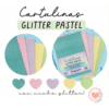 Cartulinas A4 Punto Cero Glitter Pastel