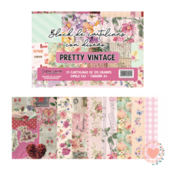 Block A4 de Cartulinas Punto Cero Pretty Vintage