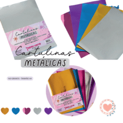 Cartulinas A4 Punto Cero Metálicas