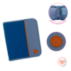 Carpeta FW Escolar 3x40 con Cierre Urban Azul c/Celeste cod.202262